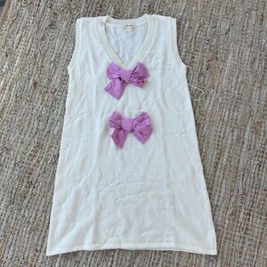 Women’s size small bow sweater dress